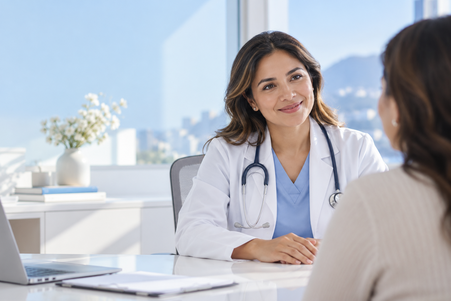 Consulta médica cercana y personalizada